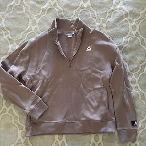 Reebok Dusty Rose Zip-Up Sweater